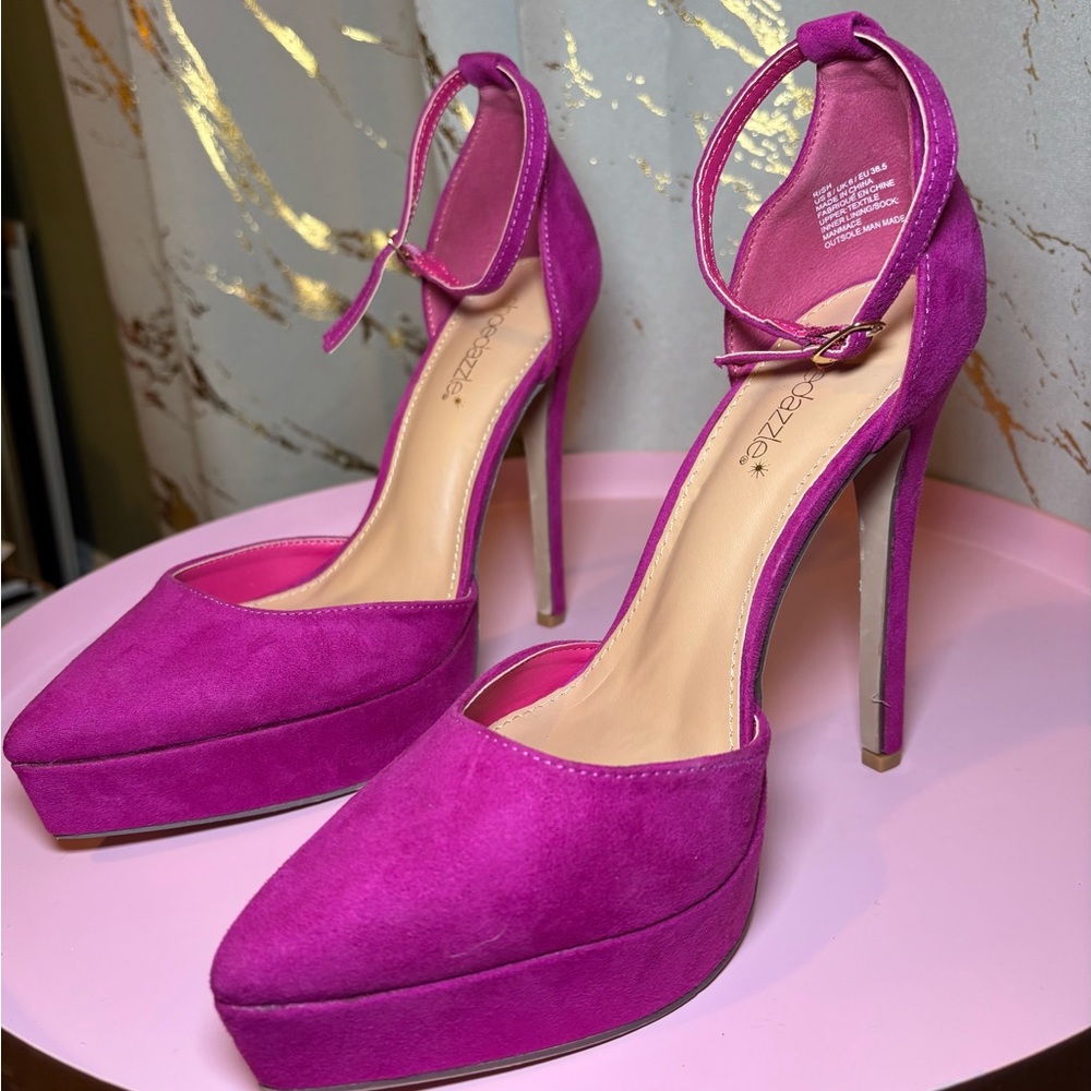 NEW Vibrant Pink Platform Heels